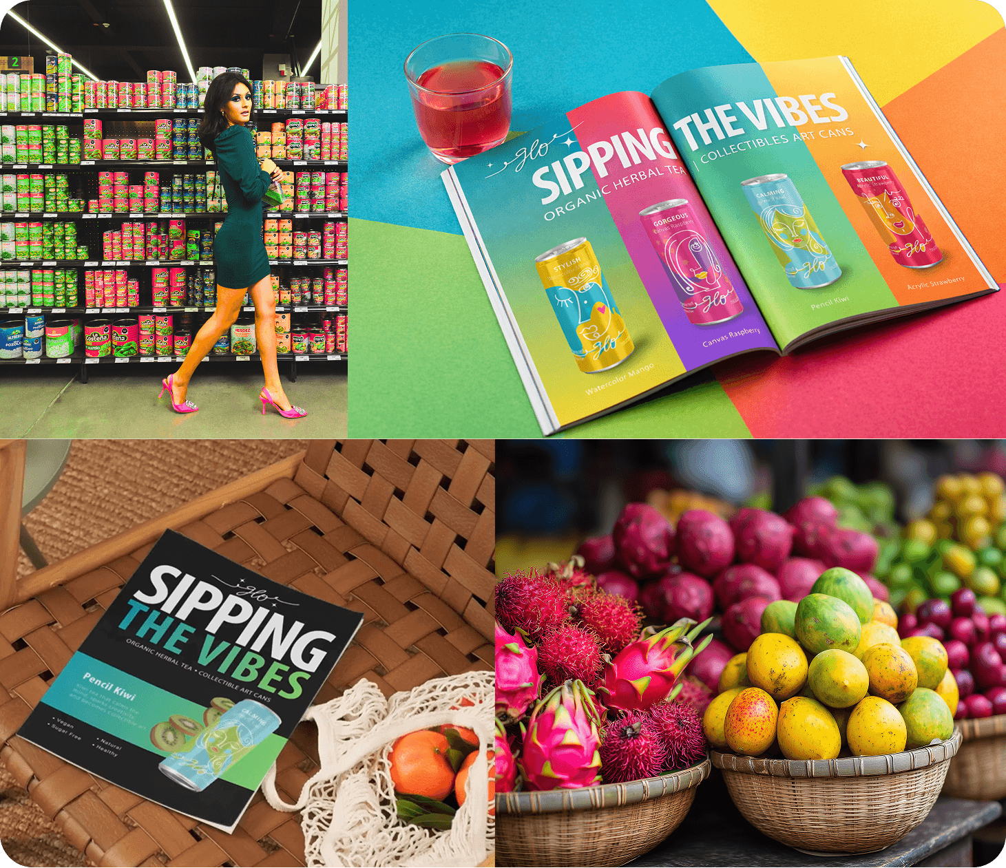 Glo advertising concept — Sipping the Vibes