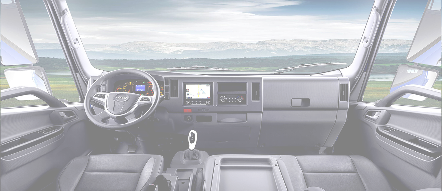 JAC truck interior hero image
